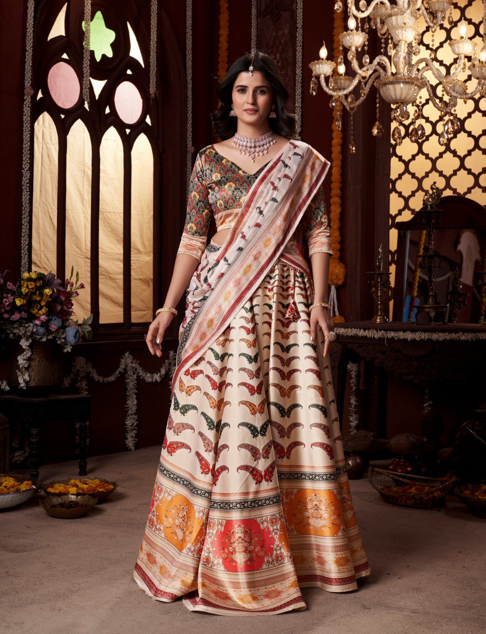 Trending NAVRATRI SPECIAL Bollywood Printed Lehenga Choli ✨ Digital Printed | Party Wear | Side Wear Collection  👑 KING OF QUALITY 👑